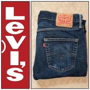 Levi's 541 34x34 Dark Wash Athletic Taper Fit Jeans